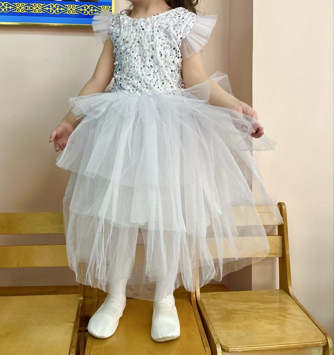 Платье для девочек белое