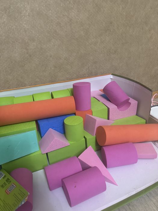 Конструктор детский мягкий 72 шт