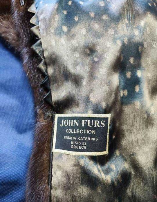 Шуба норковая "Трапеция"