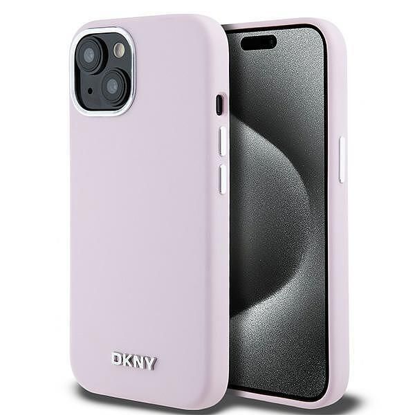 Dkny dkhmp15ssmchlp iphone 15 / 14 / 13 6.1" pink hardcase liquid sili