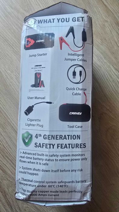 Джъмп Стартер (portable Jump Starter) Зарядно за акомулатор