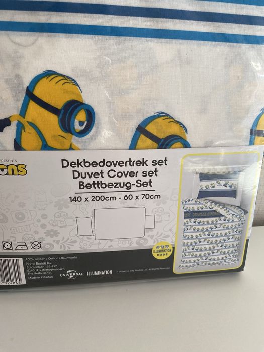 Спален комплект Minions Skate Crew 140×200см, 60х70см от две части