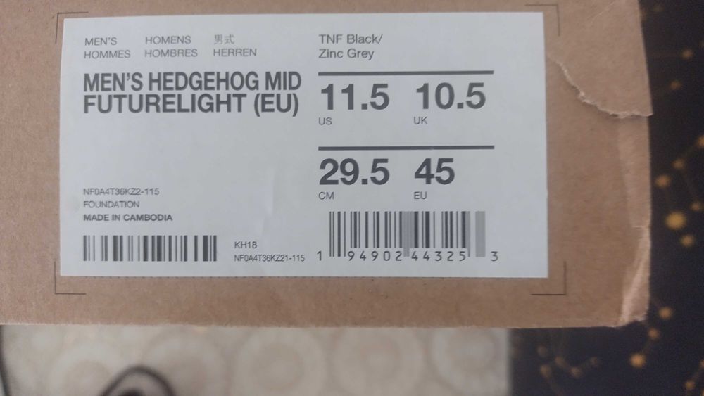 The North face men's hedgehog mid futurelight