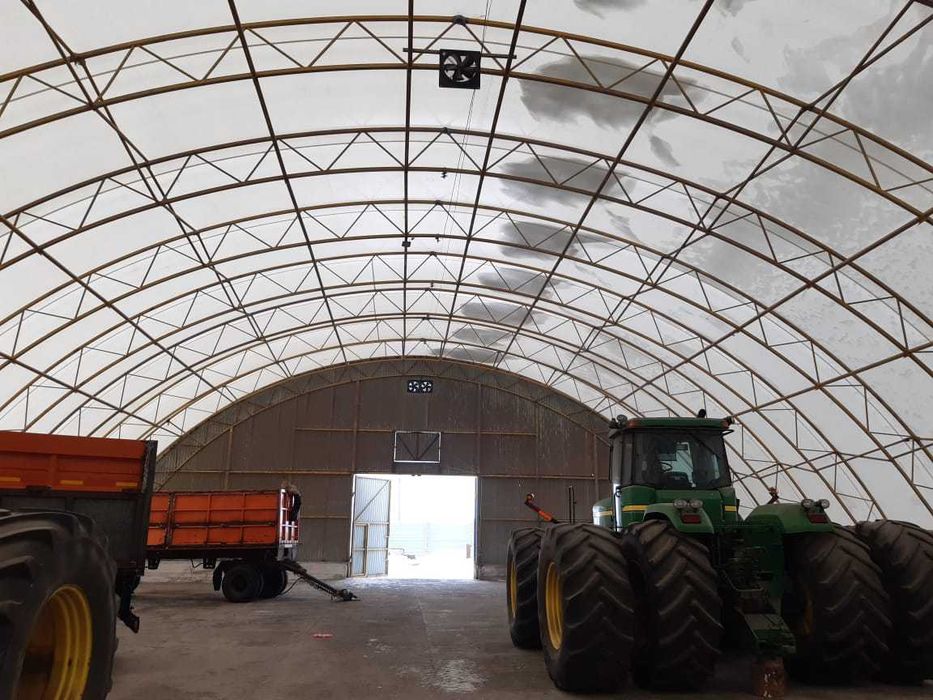 Металлотентовые ангары