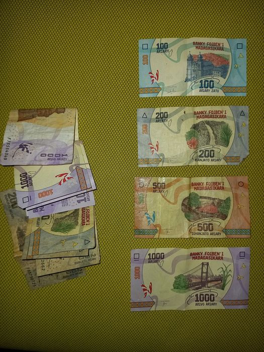 Malagasy Ariary - мадагаскарски банкноти