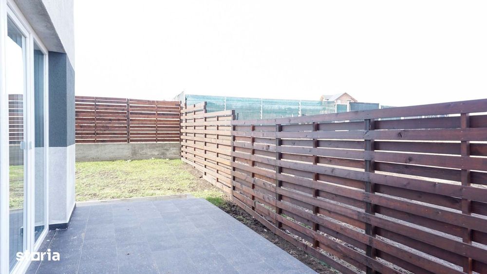 90 mp, 3 camere, grădină, loc de parcare, terasă. 1.277 Euro/mp