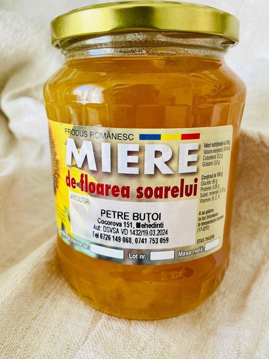 Miere de floarea soarelui