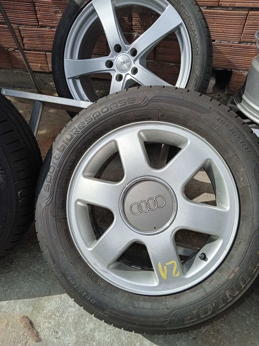 Лети джанти 15цола 5х100 за Audi ,Vw,Seat Гуми 195/65/15