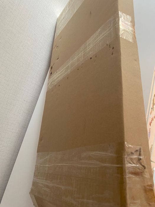 Дефектна дървена етажерка за колички, рафт, 80 отделения, хоризонтален