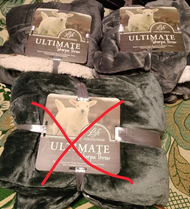 Пледы двух стороние