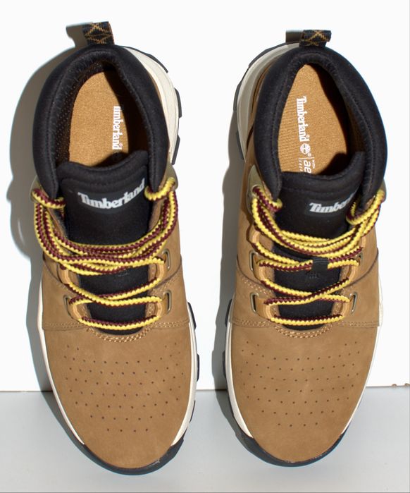 Ghete / bocanci din piele nabuc Timberland - marimea 4.5 / 35 EU