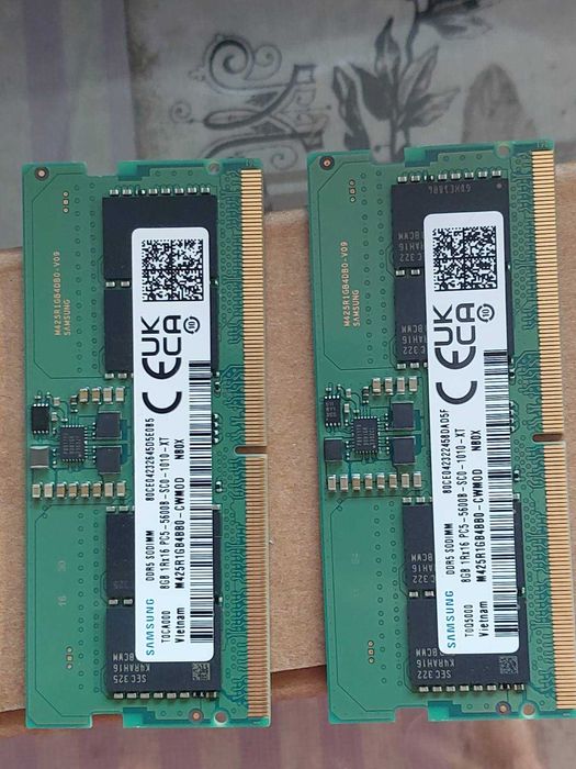 16GB DDR5 5600MT/s - Samsung, Micron (SO-DIMM)