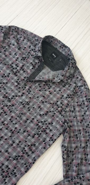 Hugo Boss Magneton_1 Slim Fit  / - S / М НОВО! ОРИГИНАЛ! Мъжка Риза!