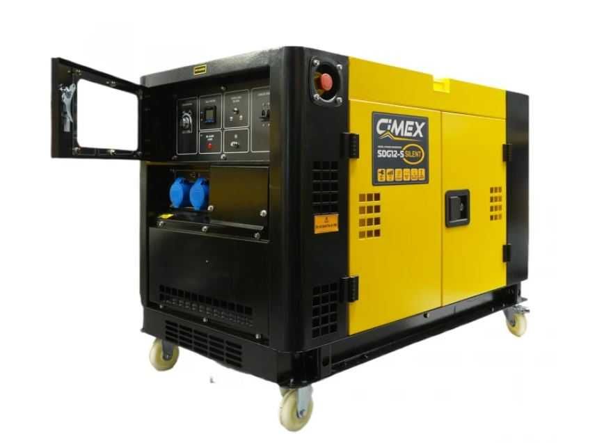 ПРОМО 15% Дизелов монофазен генератор 12 kW , обезшумен + ATS табло