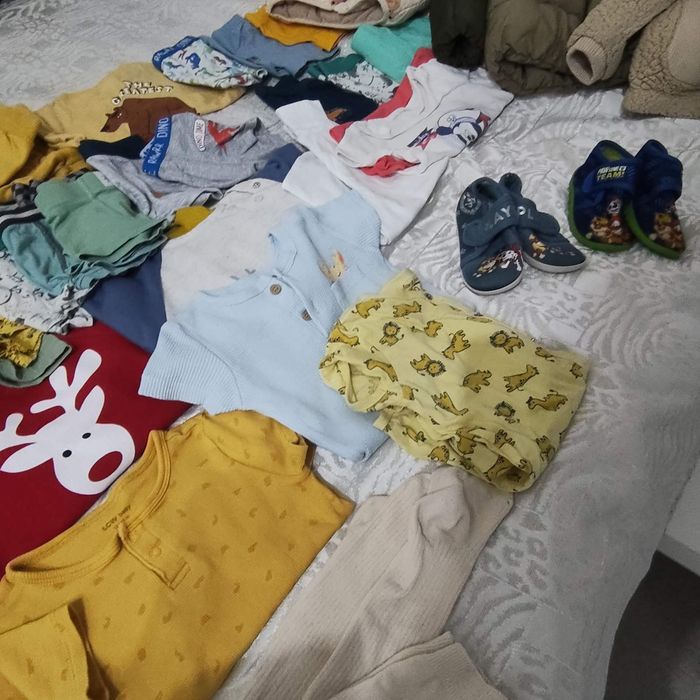 3 якета и Дрехи за момче 80-86 размер