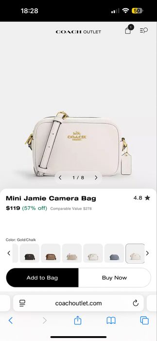 Coach Mini Jamie Camera ОРИГИНАЛ США