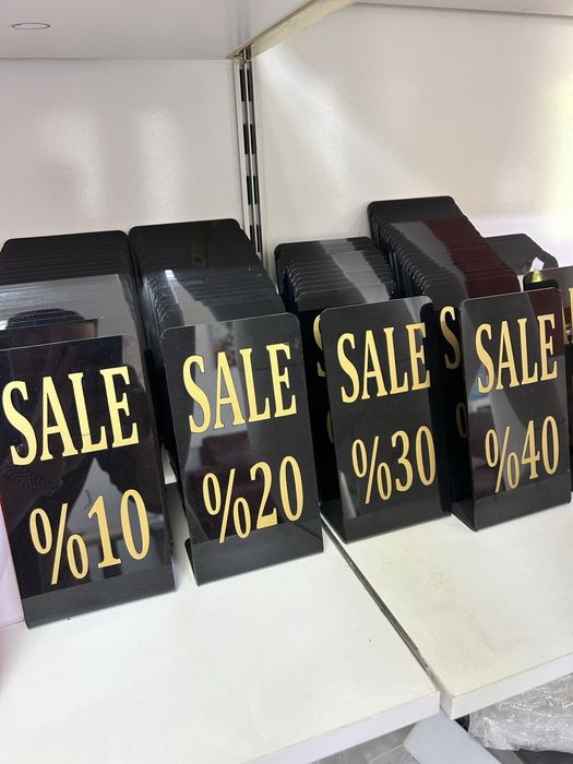 Таблички Sale, New collection