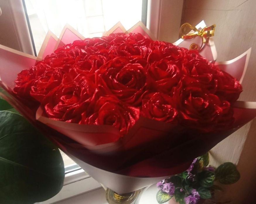 Розы ручная работа! Доставка