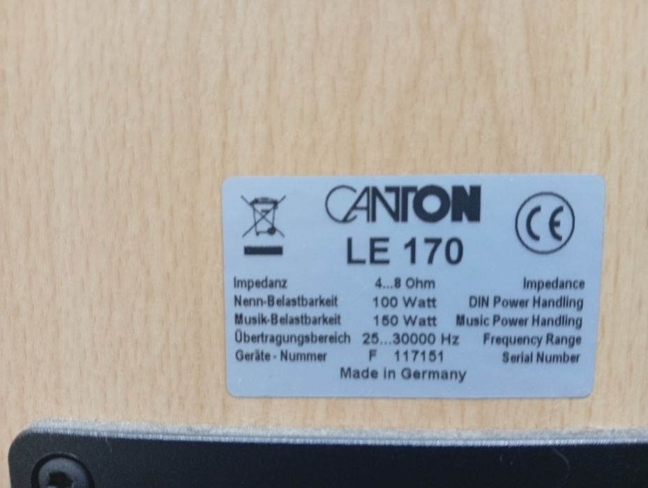 Тонколони Canton Le-170