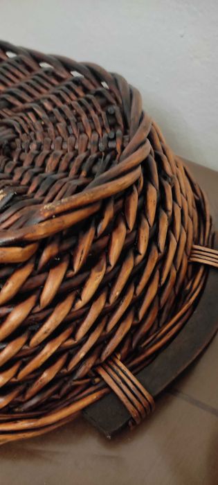 Голям ратанов панер * Плато/ Табла за сервиране*  Като нов