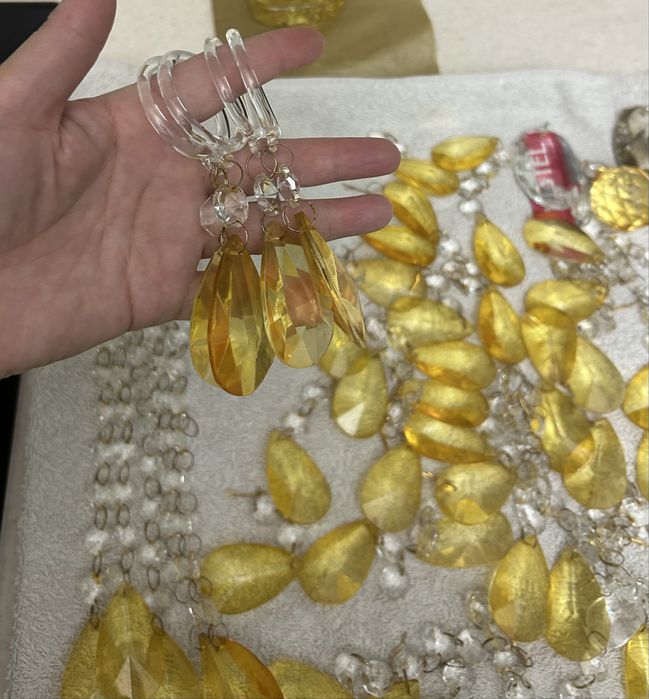 Подвески от люстры