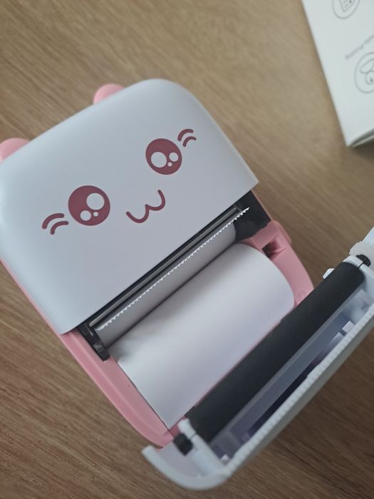 mini printer instant cu app roz/blue