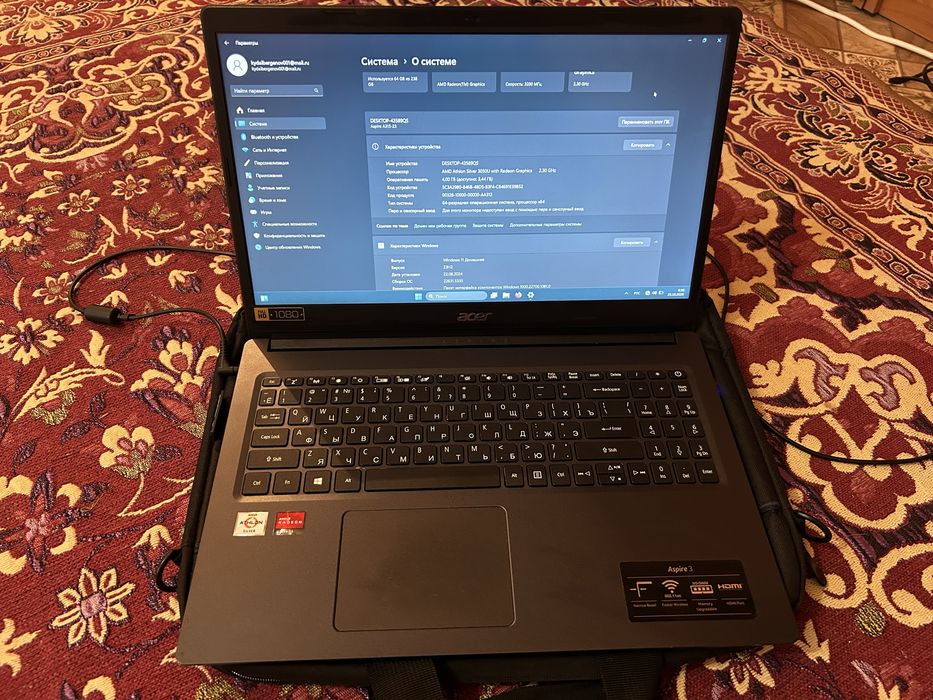 Ноутбук Aspire 3