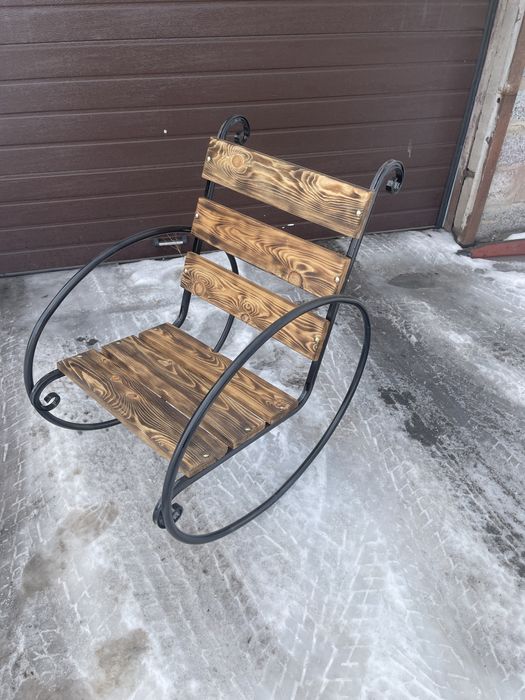 Кресло качалка садовое
