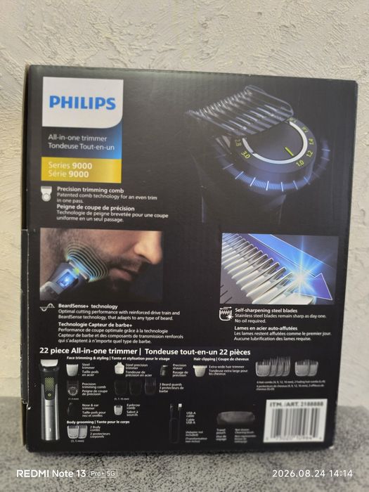 Philips Series 9000 — триммер 22 в 1
Продаю оригинальный Philips Serie