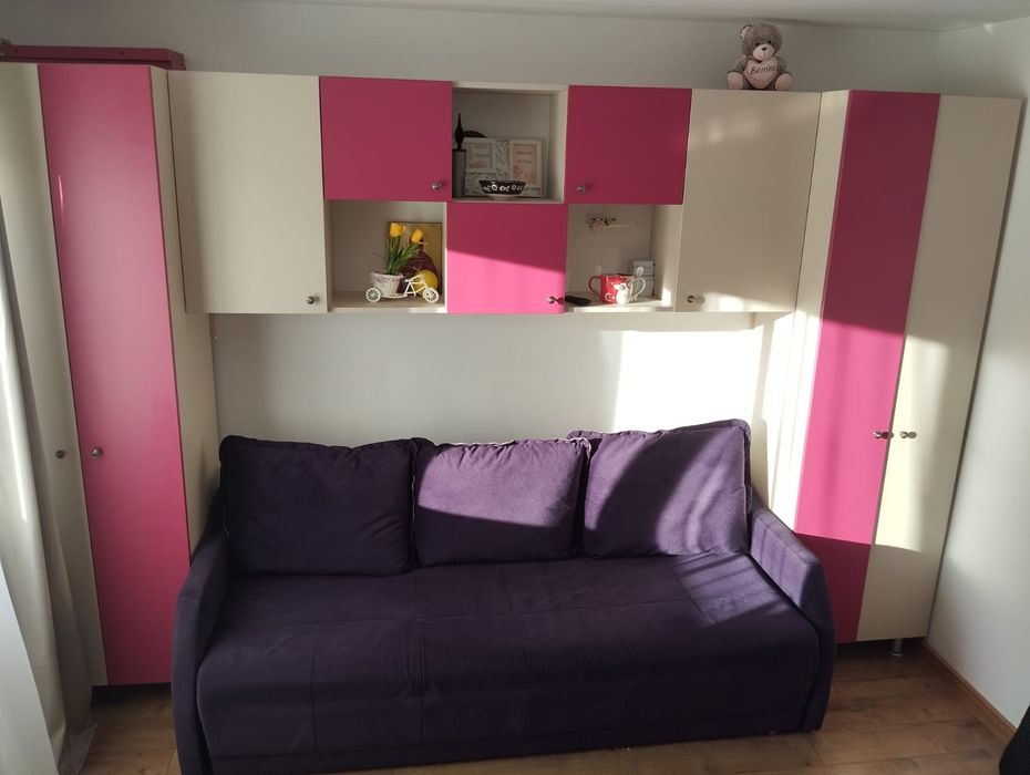 Mobila fetițe crem -magenta