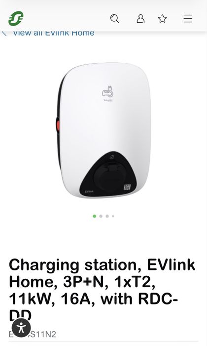 Statie incarcare masina electrica Schneider 11kw NOUA cu garantie