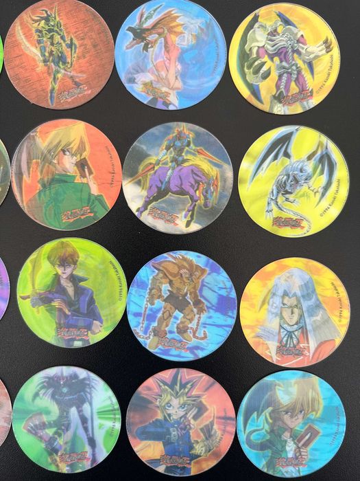 Ретро Yu-Gi-Oh! Boomer Tazos – Колекция от 24 бр. (Ю-Ги-О Погс)