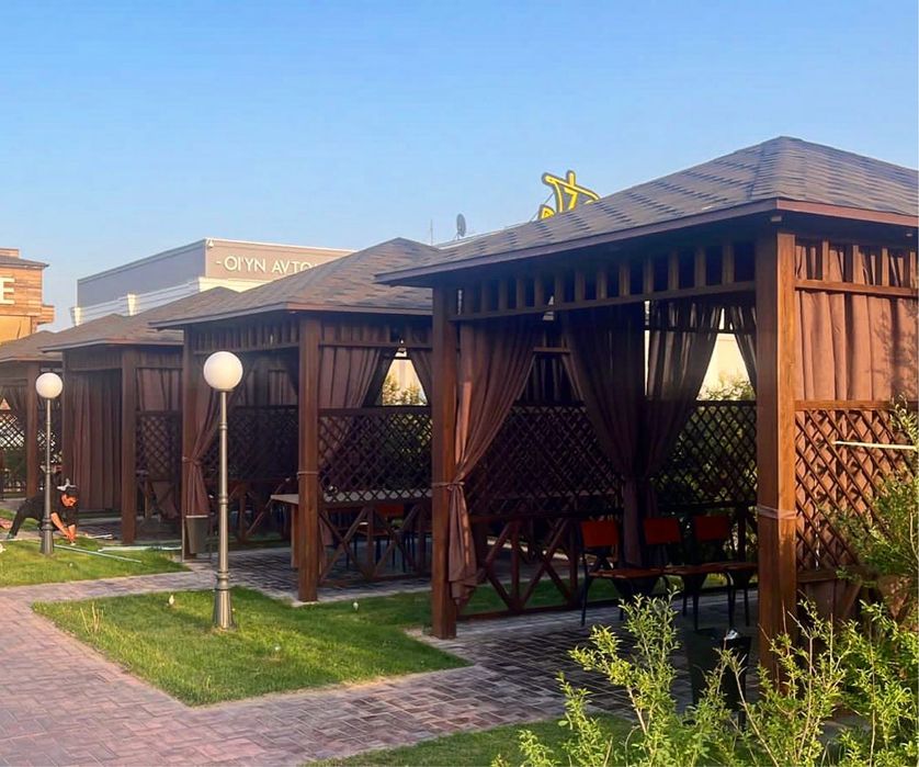 Пошив штор в беседки