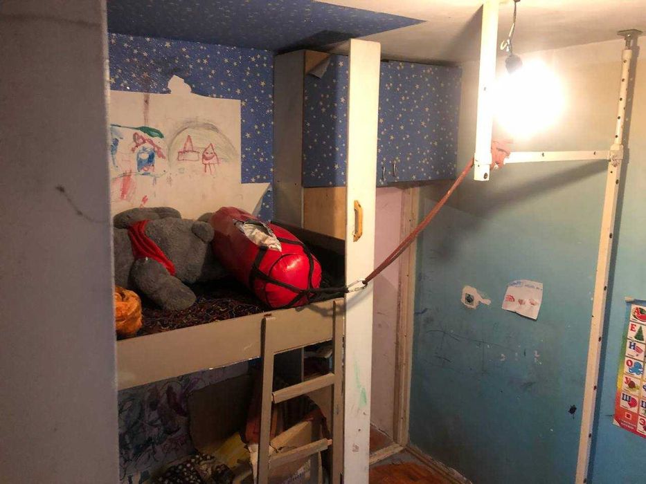 Своя 2-х комнатная квартира, переделанная в 4-х комнатную на Карасу-1