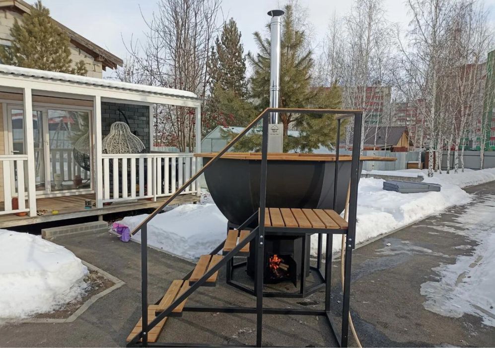 чан с подогревом и водяной рубашкой фурако купель