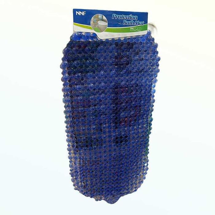 Постелка за баня с вендузи – 90 × 40 см, прозрачна