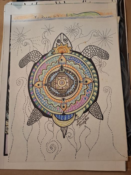 Мандали ръчно рисувани- цената е за 1бр.