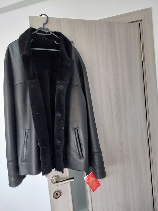 Cojoc barbati NOU, pielea naturala, marimea XL