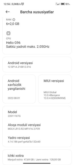 Redmi not 11pro juda zoʻr telefon