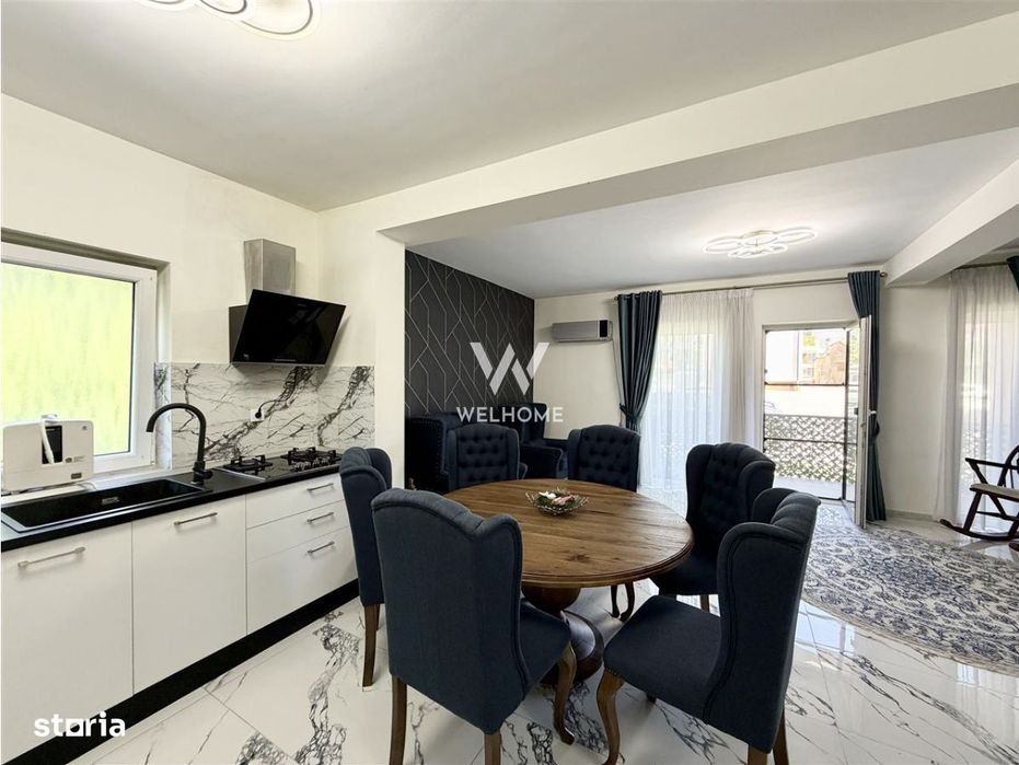 Apartament modern, 3 camere, gradina 86 mp, 2 balcoane - Selimbar