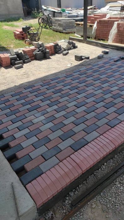 Тротуарная плитка "Кирпичик"