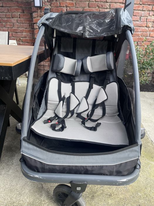 Carucior si remorca bicicleta