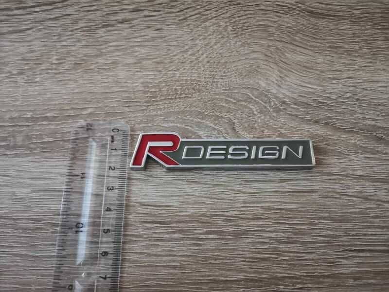 червена емблема лого Волво Volvo R Design