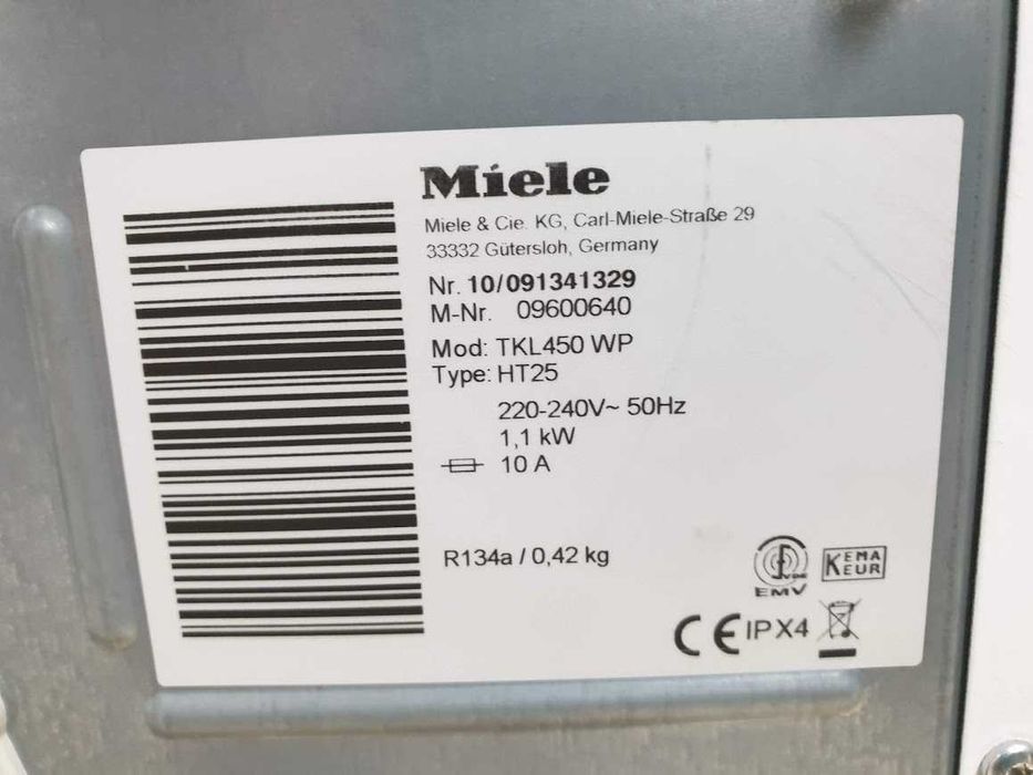 9кг Пара Miele Сушилня с термопомпа Миеле 12м Гаранция