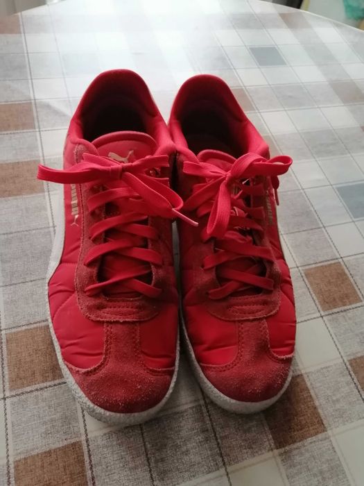 Мъжки червени маратонки Пума