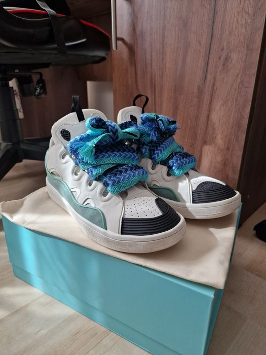 Lanvin Curbe white and blue