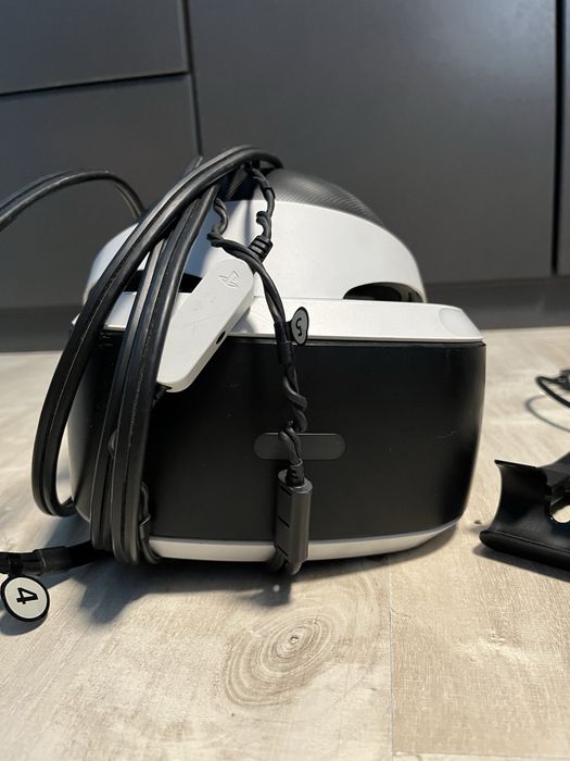 Ochelari vr psvr 1 (contine toate cablurile originale+ Controller Sony PlayStation 4 PS4 Move Twin Pack, Negru