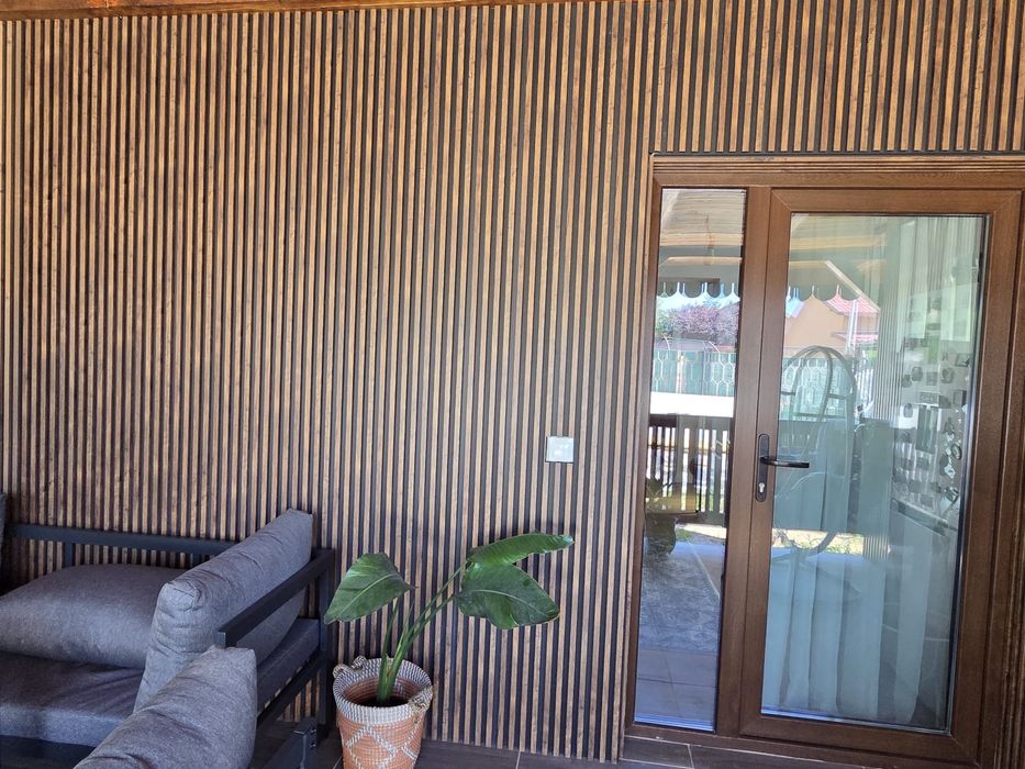Riflaje decorativa terasa aframe a frama balcon wpc compozit cabana interior exterior compozit nu mdf imitstie lemn sau marmura