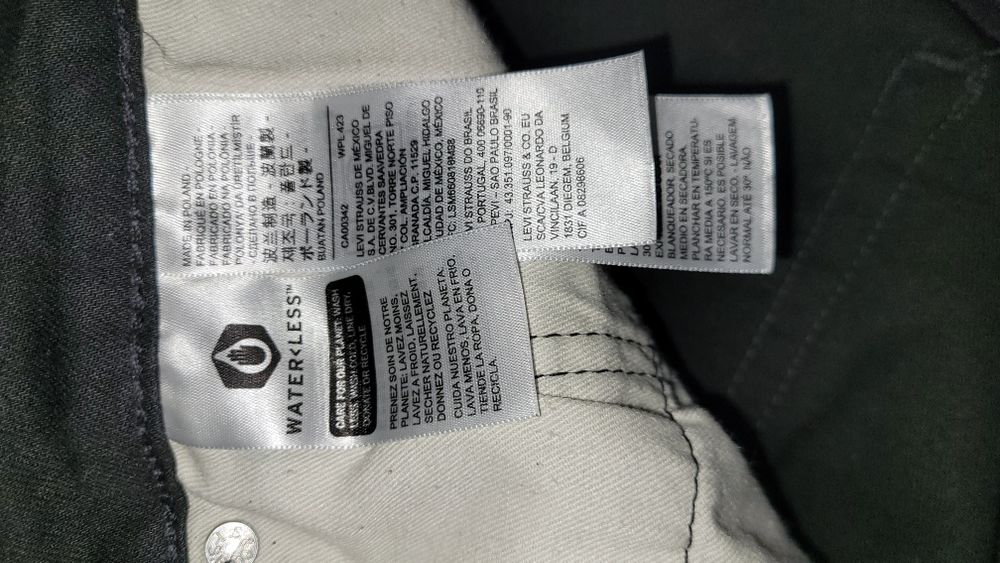 Levi's 514 джинсы