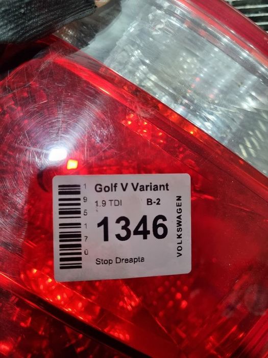 Stop Dreapta Volkswagen Golf V Variant 2007 - 2009 Combi 4 Usi (1346) Bec clasic